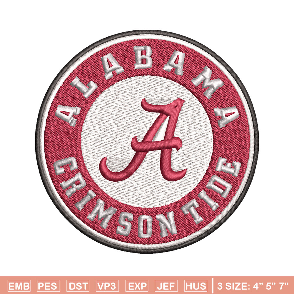 Alabama Crimson Tide embroidery design, Alabama Crimson Tide embroidery, logo Sport, Sport embroidery, NCAA embroidery.jpg