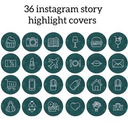 36 green and silver instagram highlight icons. beauty instagram highlights images. stylish instagram highlights covers