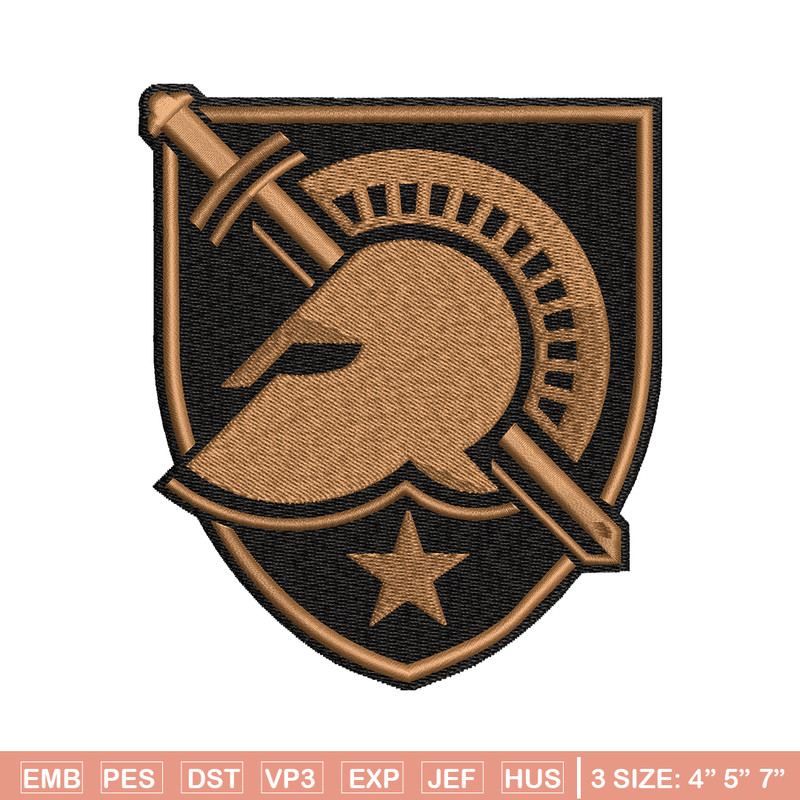 Army Black Knights embroidery design, Army Black Knights embroidery, Sport embroidery, NCAA embroidery..jpg