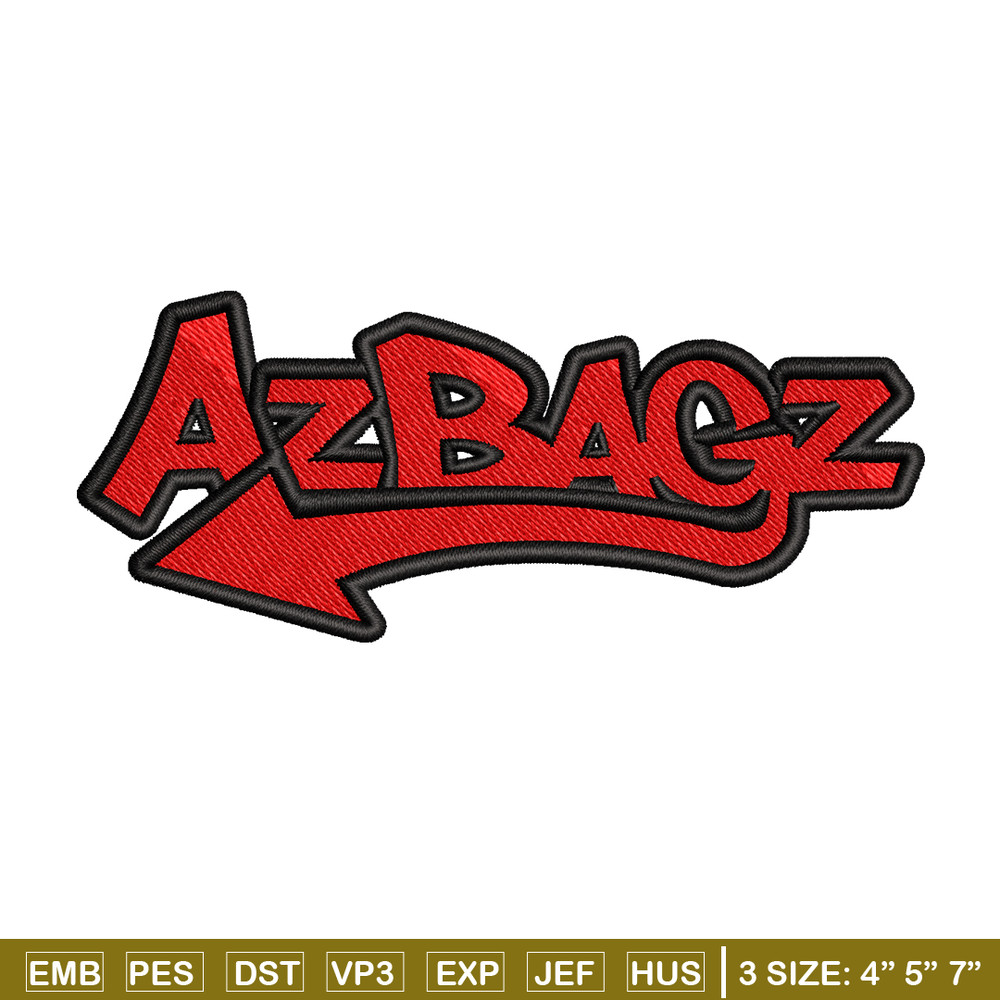 Azbagz logo embroidery design, Azbagz logo embroidery, embroidery file, logo design, logo shirt, Digital download.jpg