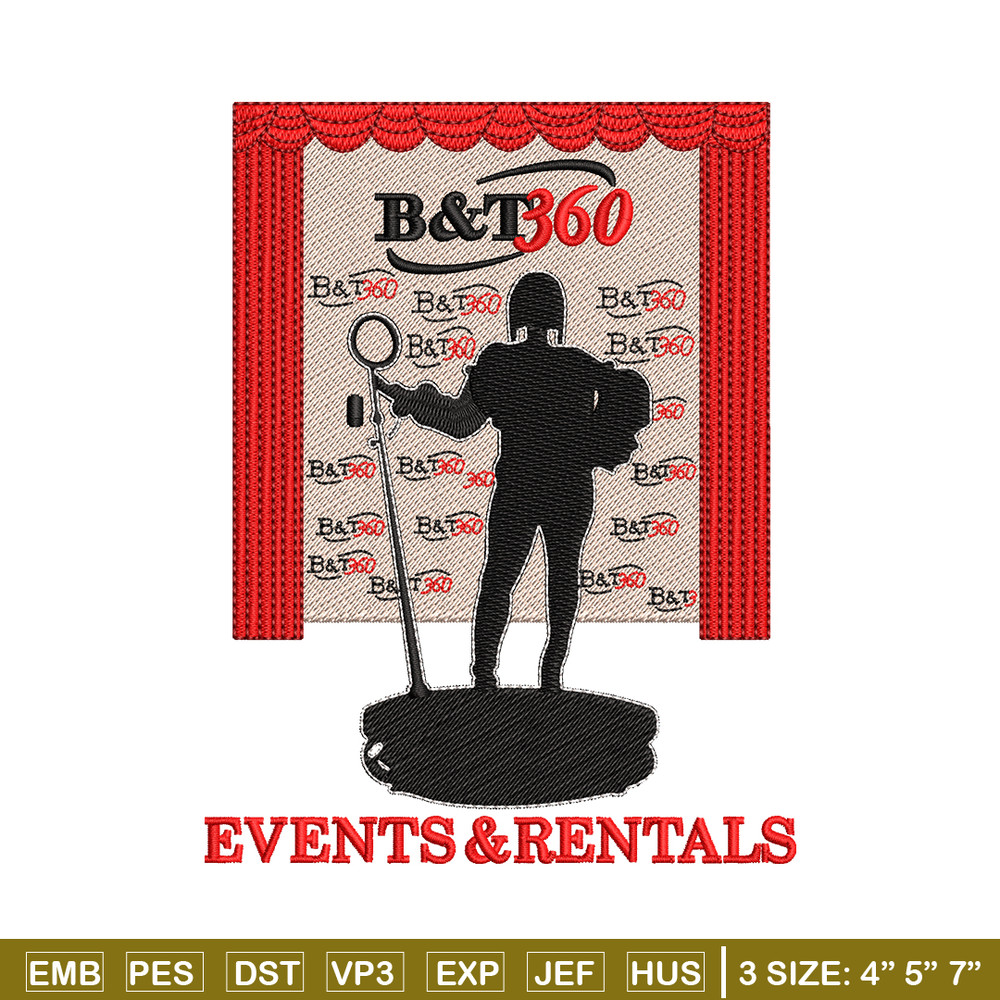 B&T 360 logo embroidery design, B&T 360 embroidery, logo design, embroidery file, logo shirt, Digital download..jpg