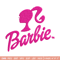 Barbie logo and her Embroidery, Barbie logo and her Embroidery, logo design, Embroidery File, Digital download..jpg