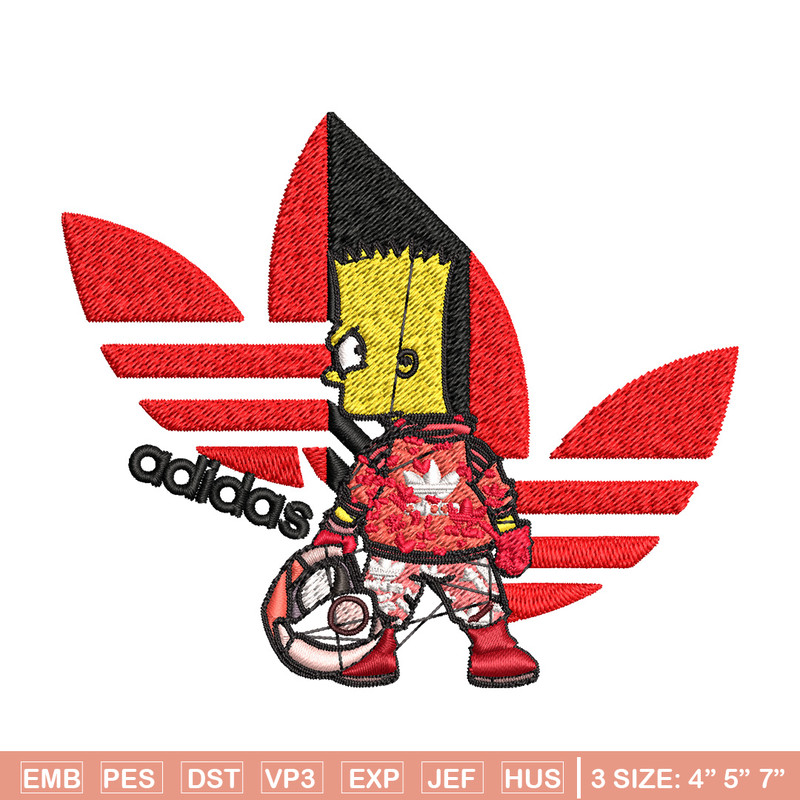 Bart racer adidas Embroidery Design, Adidas Embroidery, Brand Embroidery, Embroidery File, Logo shirt, Digital download.jpg