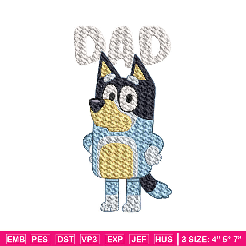 Bandit Heeler Embroidery, Bluey Cartoon Embroidery, cartoon Embroidery, Embroidery File, cartoon shirt, digital download.jpg