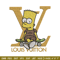 Bart simpson lv Embroidery Design, LV Embroidery, Embroidery File, Logo shirt, Sport Embroidery, Digital download.jpg