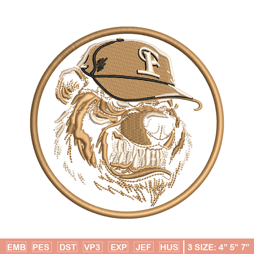 Bear face embroidery design, Bear face embroidery, animal design, embroidery file, logo shirt, Digital download..jpg