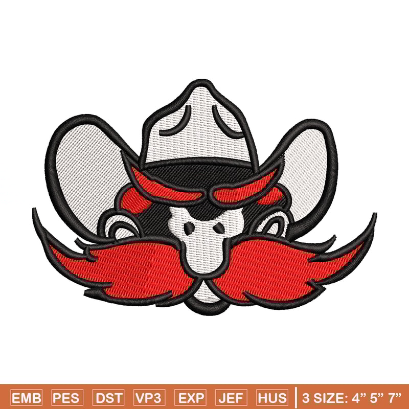 beard red embroidery design, beard red embroidery, cartoon design, embroidery file, logo shirt, Digital download..jpg