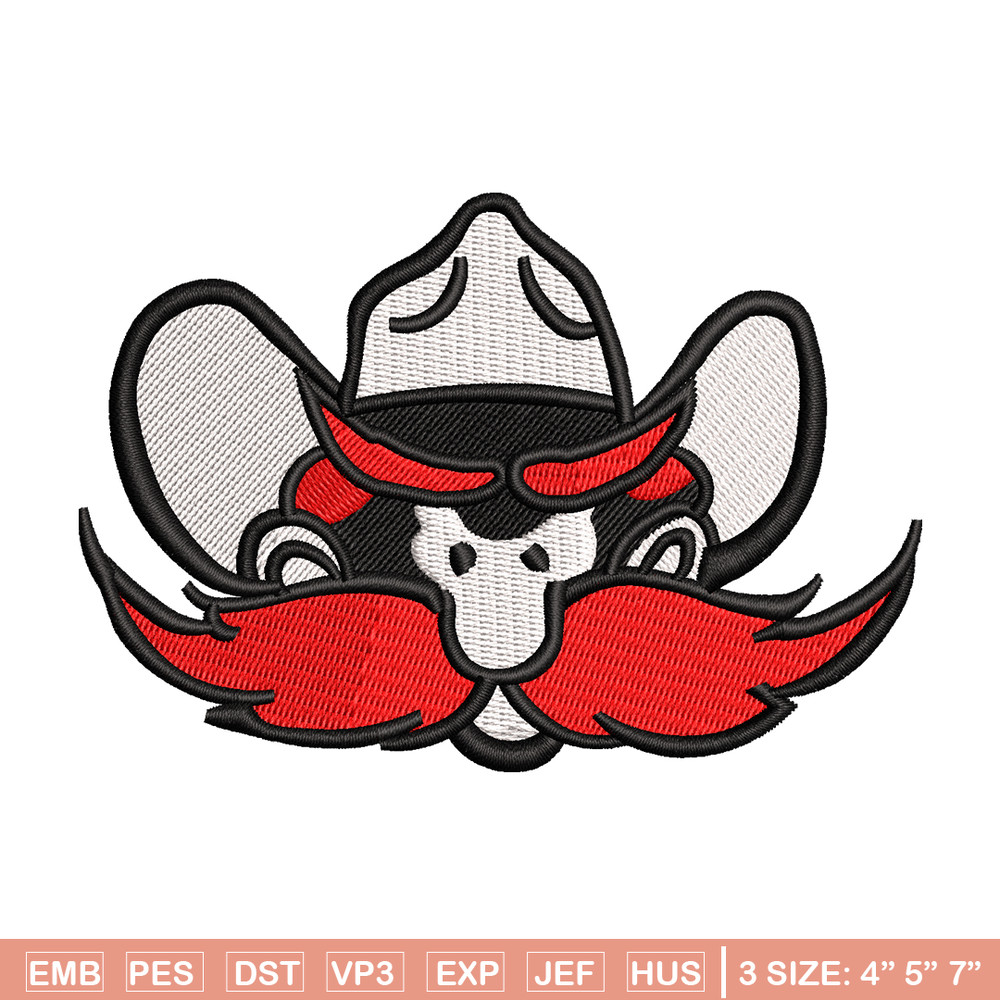 beard red embroidery design, beard red embroidery, cartoon design, embroidery file, logo shirt, Digital download..jpg