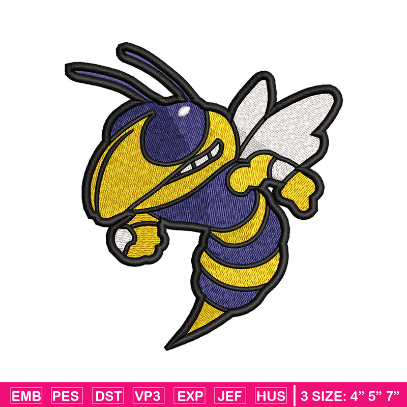 bee embroidery design, bee embroidery, logo design, embroidery file, embroidery animal, logo shirt, Digital download..jpg