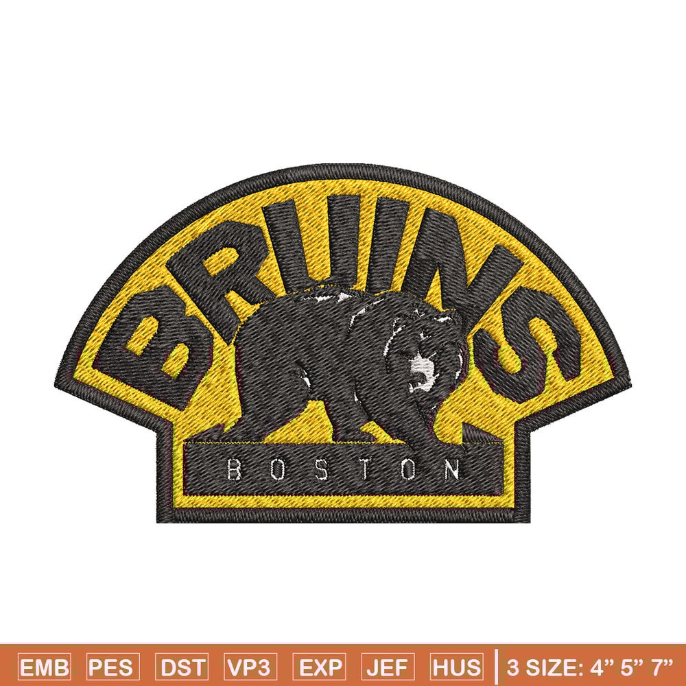 Boston Bruins Embroidery Design, Logo Embroidery, NHL Embroidery, Embroidery File, Logo shirt, Digital download..jpg