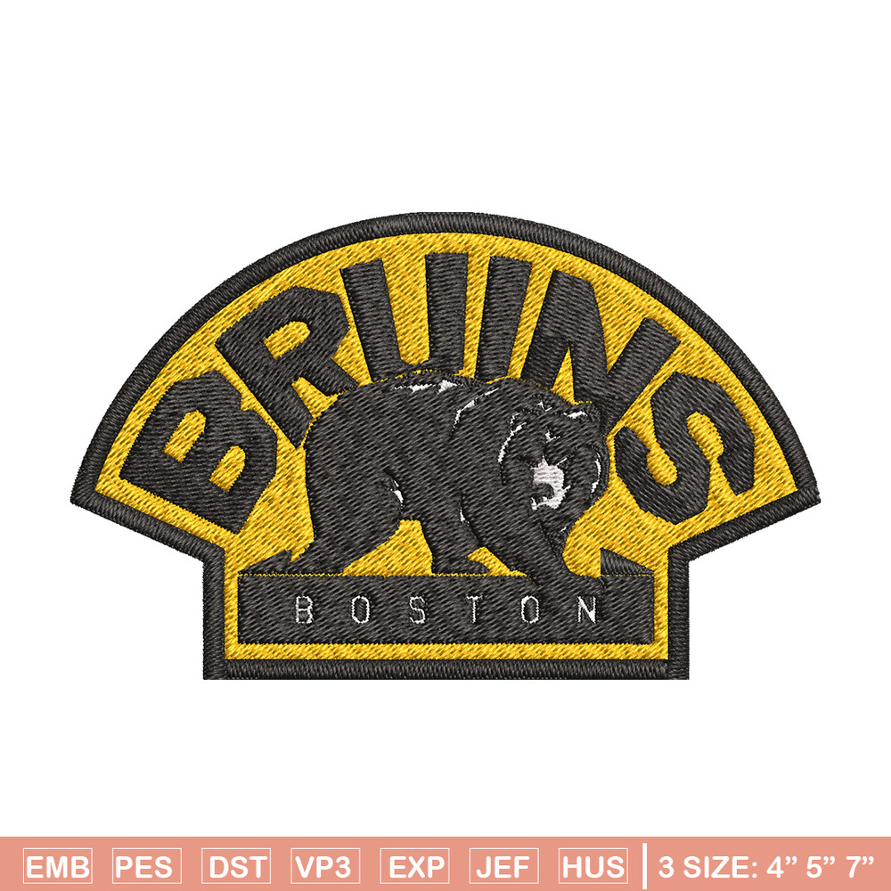 Boston Bruins Embroidery Design, Logo Embroidery, NHL Embroidery, Embroidery File, Logo shirt, Digital download..jpg