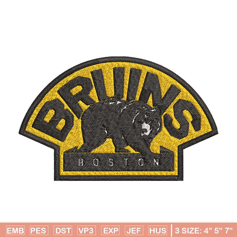 Boston Bruins Embroidery Design, Logo Embroidery, NHL Embroidery, Embroidery File, Logo shirt, Digital download..jpg