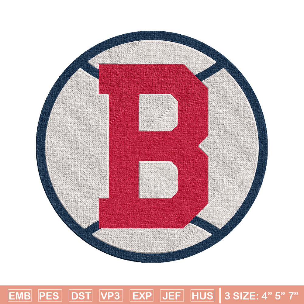 Boston Red Sox Logo embroidery design, logo sport embroidery, baseball embroidery, logo shirt, MLB embroidery. (13).jpg