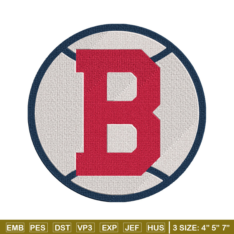 Boston Red Sox Logo embroidery design, logo sport embroidery, baseball embroidery, logo shirt, MLB embroidery. (13).jpg