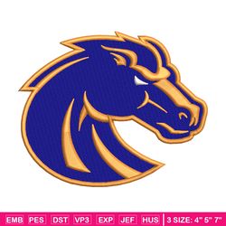 Boise State Broncos embroidery design, Boise State Broncos embroidery, logo Sport, Sport embroidery, NCAA embroidery.