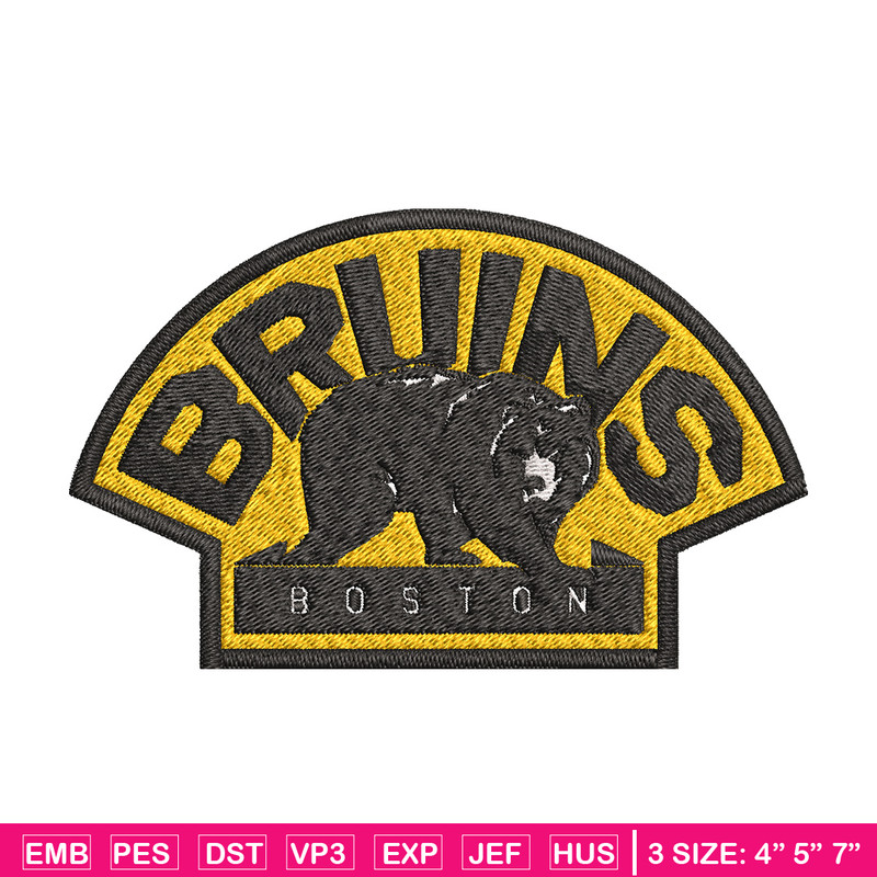 Boston Bruins Embroidery Design, Logo Embroidery, NHL Embroidery, Embroidery File, Logo shirt, Digital download..jpg
