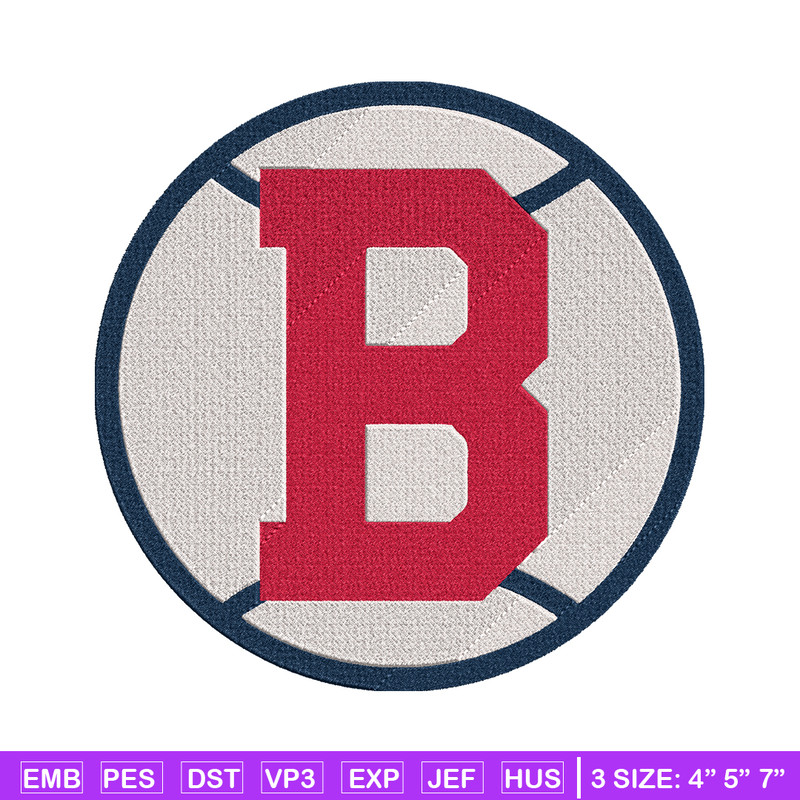 Boston Red Sox Logo embroidery design, logo sport embroidery, baseball embroidery, logo shirt, MLB embroidery. (13).jpg