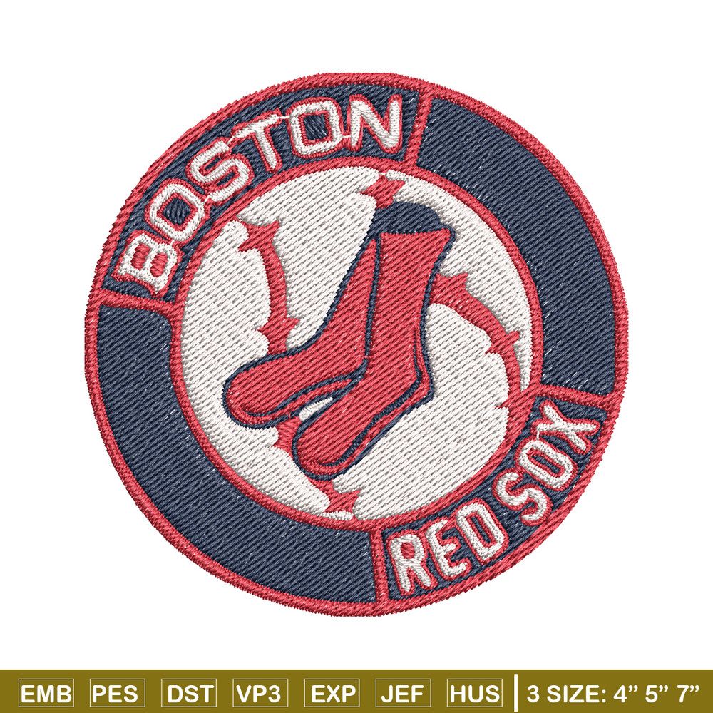 Boston Red Sox Logo embroidery design, logo sport embroidery, logo design, baseball embroidery, MLB embroidery..jpg