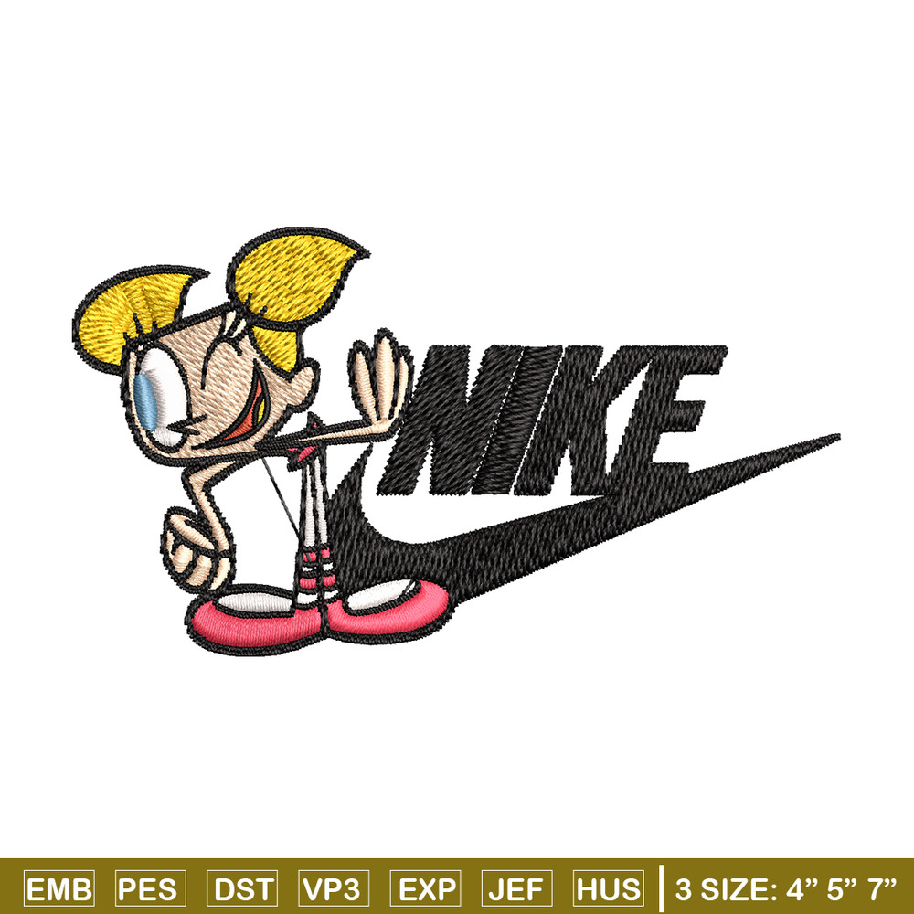 Bubbles cartoon Nike Embroidery design, Bubbles cartoon Embroidery, Nike design, Embroidery file, Instant download..jpg
