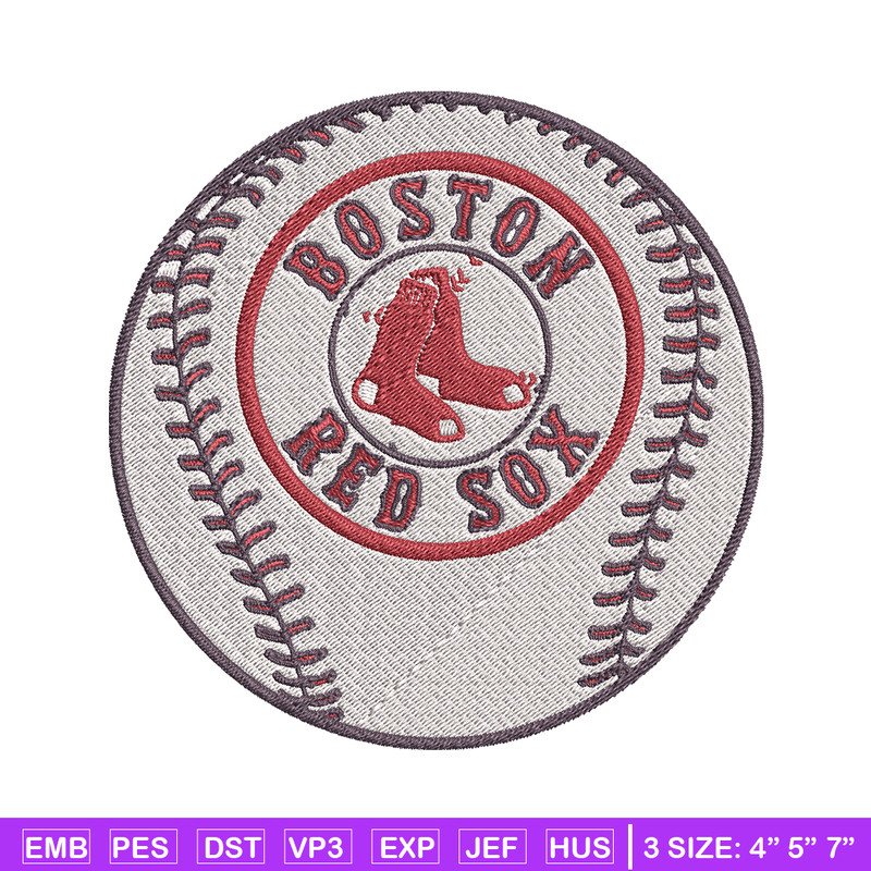 Boston Red Sox Logo embroidery design, logo sport embroidery, baseball embroidery, logo shirt, MLB embroidery. (6).jpg