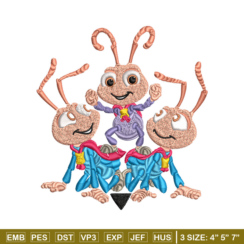 Bug's Life logo Embroidery design, Bug's Life logo Embroidery, cartoon design, Embroidery File, Digital download..jpg