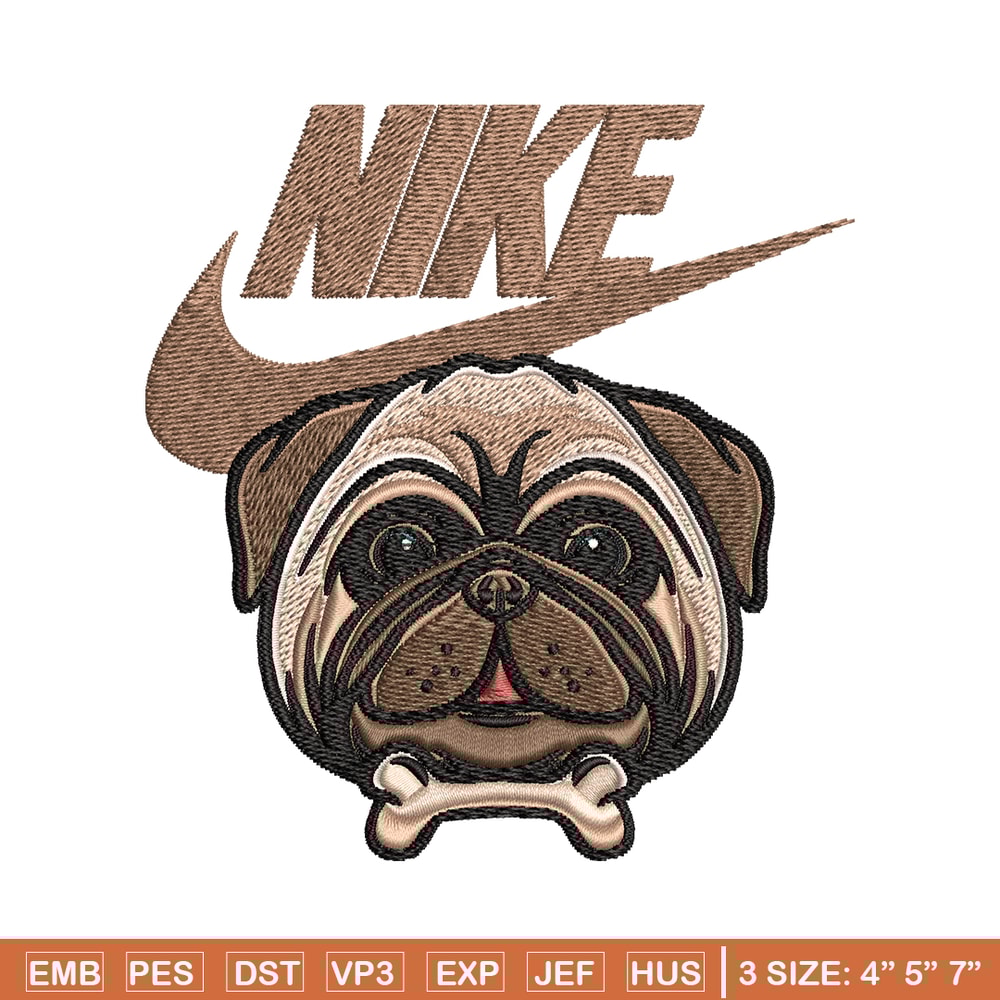 Bulldog Nike Embroidery design, Bulldog logo Embroidery, Nike design, Embroidery file, logo shirt, Instant download..jpg
