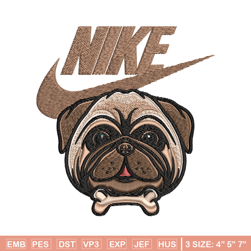 Bulldog Nike Embroidery design, Bulldog logo Embroidery, Nike design, Embroidery file, logo shirt, Instant download..jpg