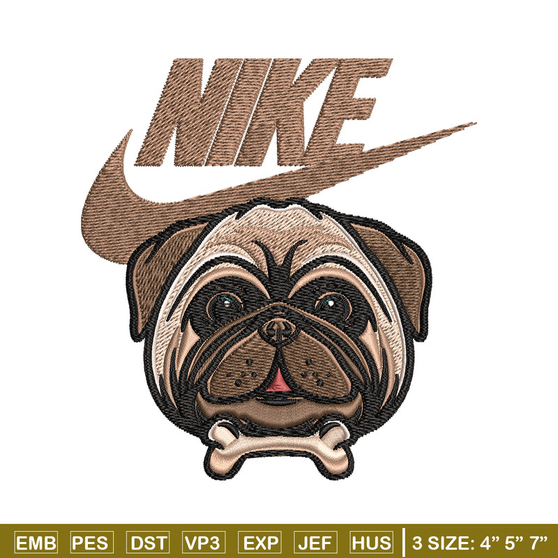 Bulldog Nike Embroidery design, Bulldog logo Embroidery, Nike design, Embroidery file, logo shirt, Instant download..jpg