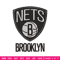 Brooklyn Nets Embroidery Design, Logo Embroidery, NBA Embroidery, Embroidery File, Logo shirt, Digital download.jpg
