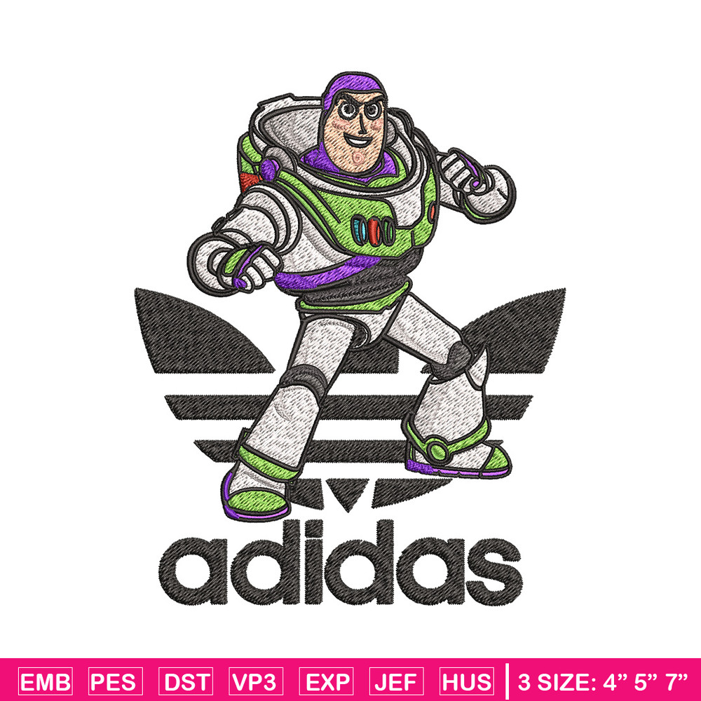Buzz adidas Embroidery Design, Adidas Embroidery, Brand Embroidery, Embroidery File, Logo shirt, Digital download.jpg
