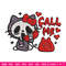Call Me Scream Hello Kitty Embroidery design, Hallokitty Embroidery, cartoon design, Embroidery File, Digital download..jpg