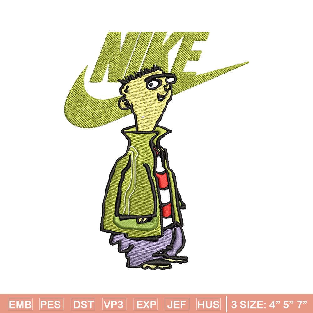 Cartoon Nike Embroidery design, Cartoon Embroidery, Nike design, Embroidery file, logo nike shirt, Instant download..jpg