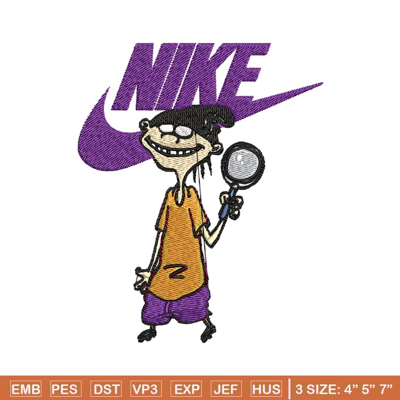 Cartoon Nike Embroidery design, Cartoon Embroidery, Nike design, Embroidery file, logo nike shirt, Instant download.jpg