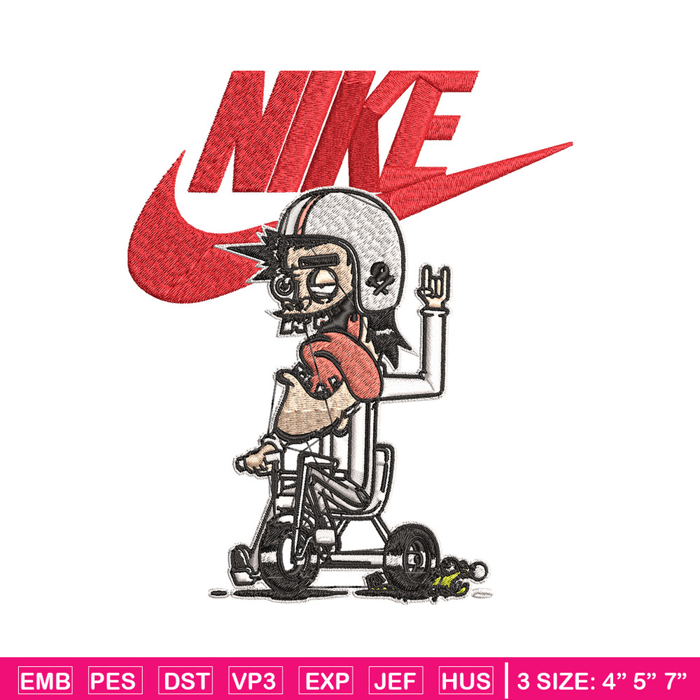 Cartoon Nike Embroidery design, Cartoon funny Embroidery, Nike design, Embroidery file, logo shirt, Instant download..jpg