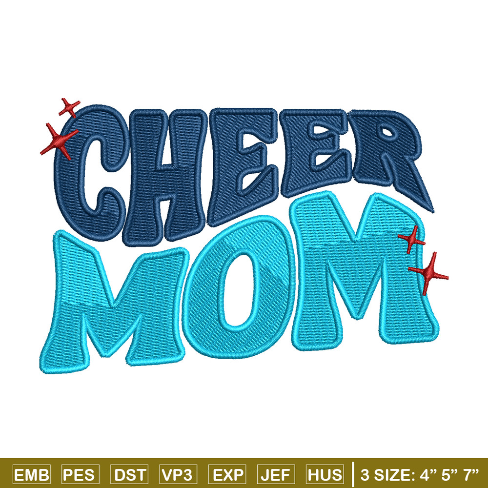 Cheer mom Logo embroidery design, Cheer mom Logo embroidery, embroidery file, logo design, logo shirt, Digital download.jpg