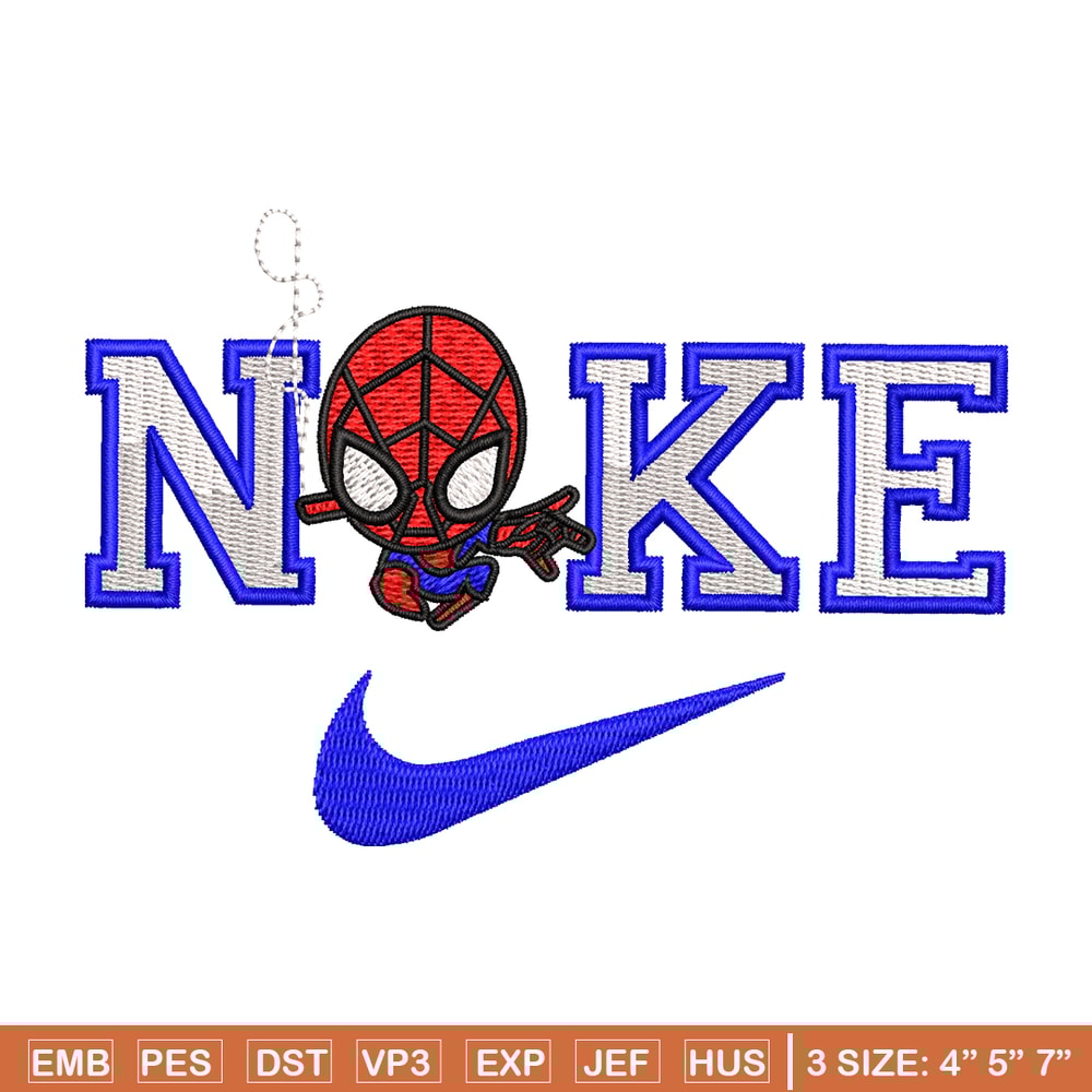Chibi Spiderman embroidery design, Chibi Spiderman embroidery, logo design, embroidery file, Digital download..jpg