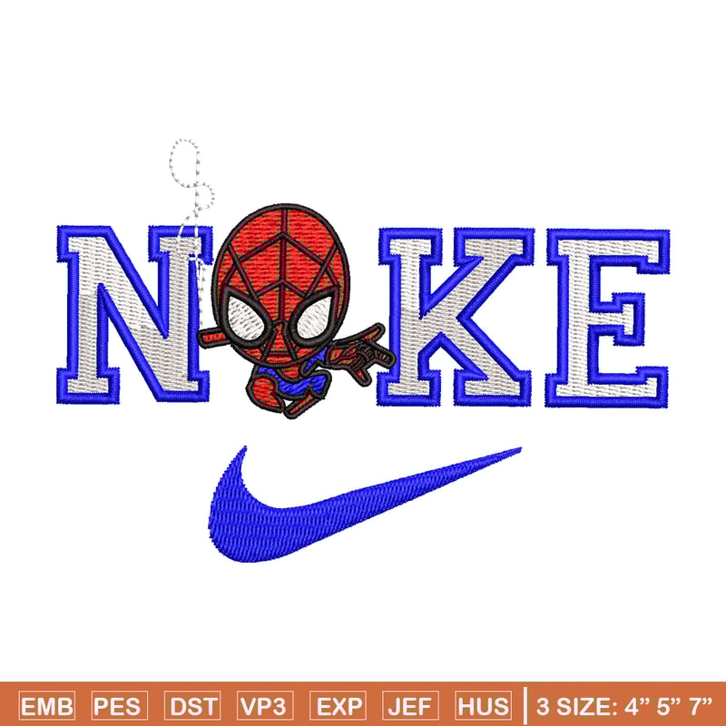 Chibi Spiderman embroidery design, Chibi Spiderman embroidery, logo design, embroidery file, Digital download..jpg