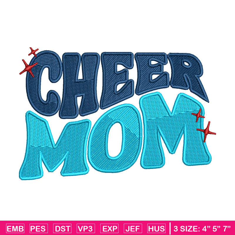 Cheer mom Logo embroidery design, Cheer mom Logo embroidery, embroidery file, logo design, logo shirt, Digital download.jpg