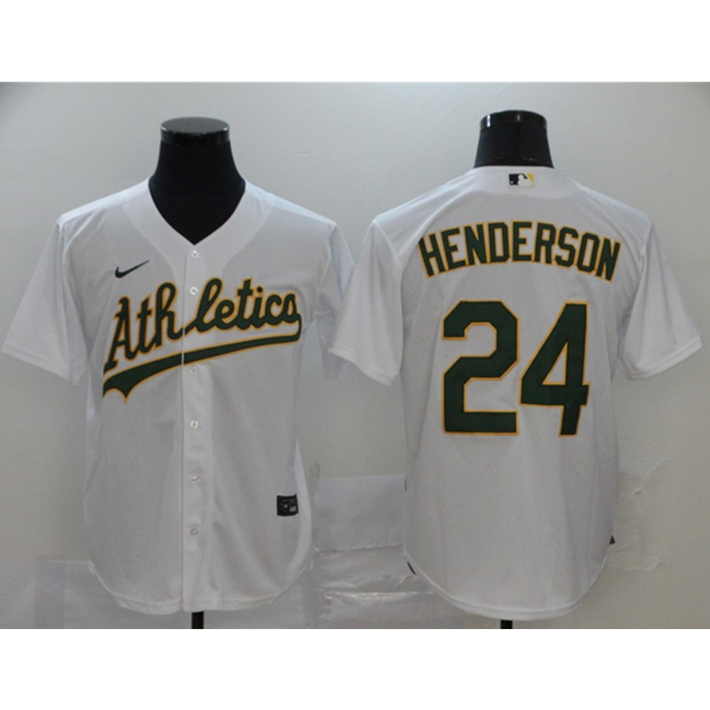 Oakland Athletics Rickey Henderson White Jersey.jpg