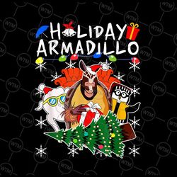 holiday armadillo animal lover xmas png, ugly holiday png, winter png, holiday png, funny holiday png sublimation digita