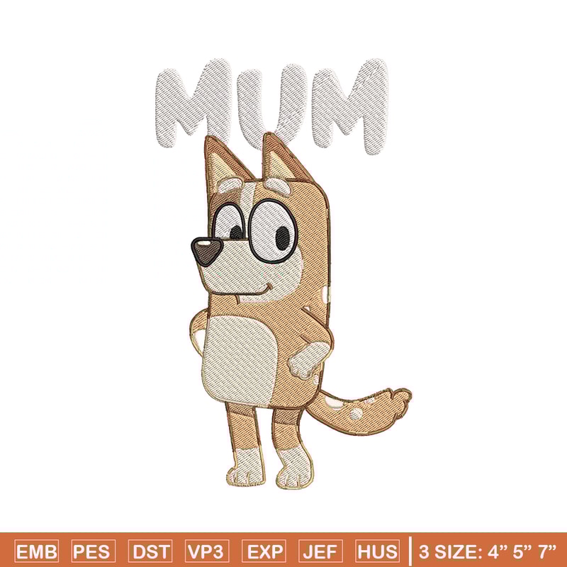 Chilli Heeler Embroidery, Bluey Cartoon Embroidery, cartoon Embroidery, Embroidery File, cartoon shirt, digital download.jpg