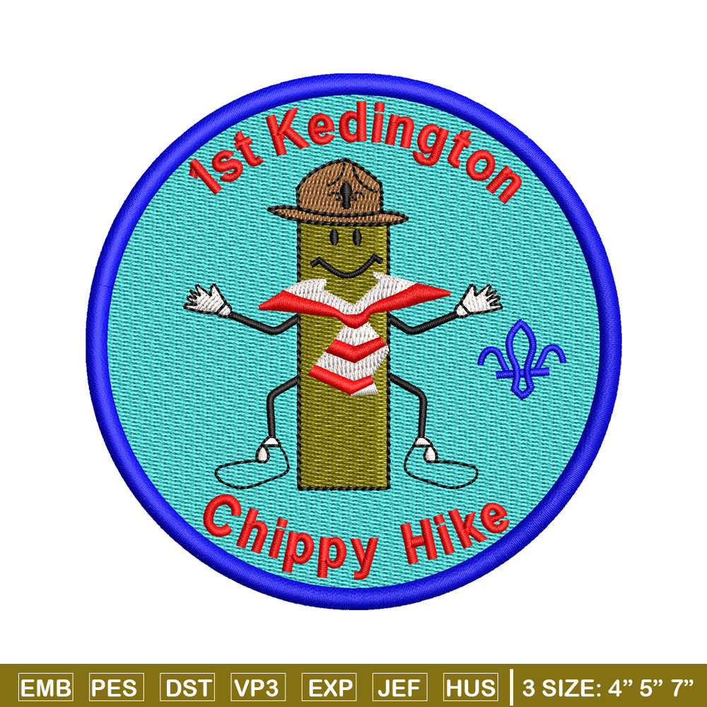 Chippy Hike logo embroidery design, Chippy Hike embroidery, embroidery file, logo design, logo shirt, Digital download.jpg