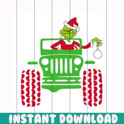 the grinch jeep svg, christmas svg, grinch svg, jeep svg, grinchmas svg, grinchy green svg, funny grinch svg, grinch gif