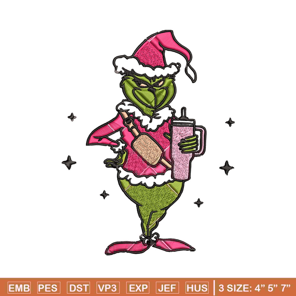 Chrismas grinch Embroidery Design, Grinch Embroidery, Embroidery File, Brand Embroidery, Logo shirt, Digital download.jpg
