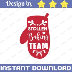 stollen baking team svg stollen baking team cut files christmas silhouette studio cricut svg dxf jpg png eps pdf ai cdr