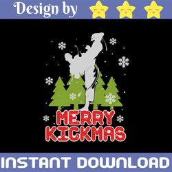 merry kickmas svg, dxf,eps,png, digital download