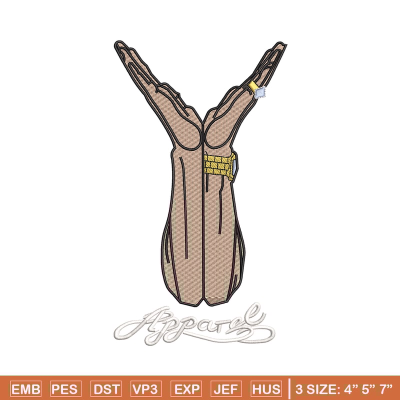 Clap embroidery design, Clap embroidery, logo design, Logo shirt, embroidery file, Digital download.jpg