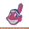 Cleveland Indians Chief Wahoo Logo embroidery design, sport embroidery, baseball embroidery, logo design, MLB embroidery.jpg