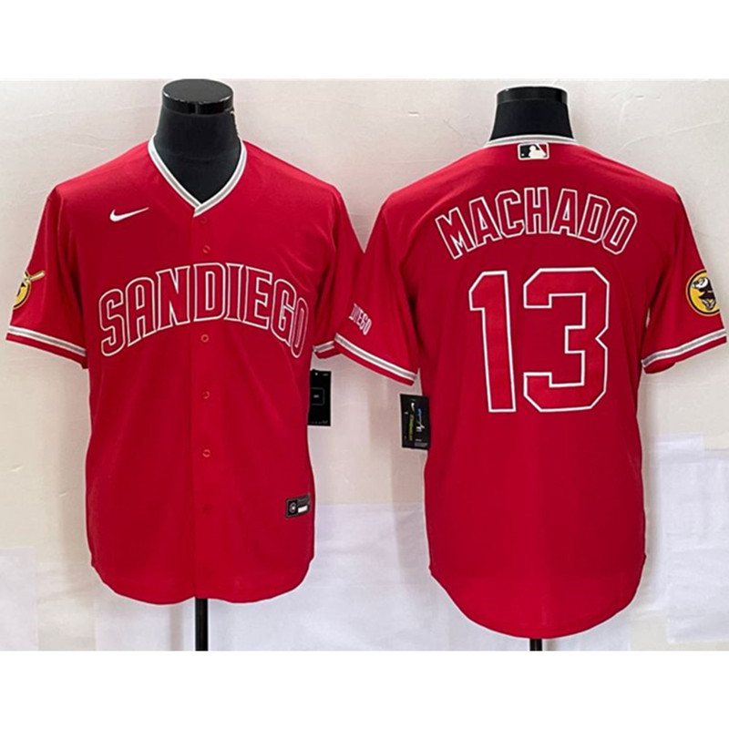 San Diego Padres Manny Machado Red Jersey.jpg