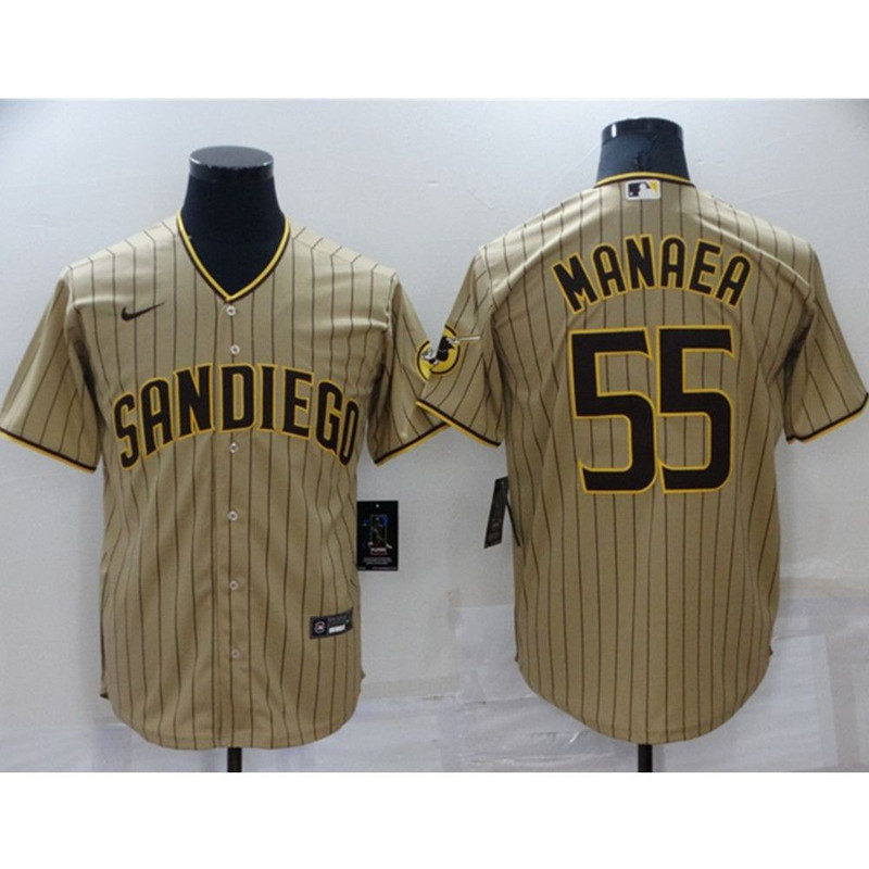 San Diego Padres Sean Manaea Brown Jersey.jpg